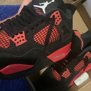 Jordan 4 red and black